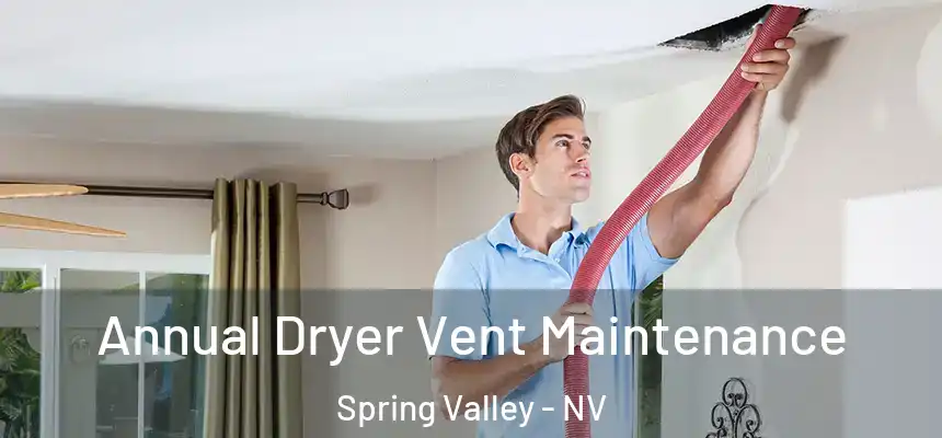 Annual Dryer Vent Maintenance Spring Valley - NV